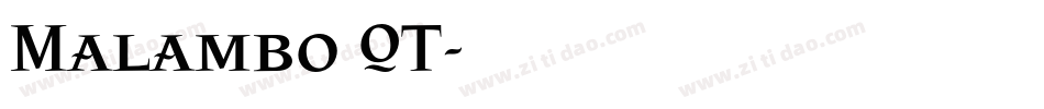 Malambo OT字体转换